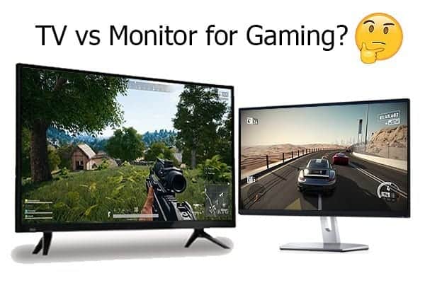 TV vs monitor for gaming