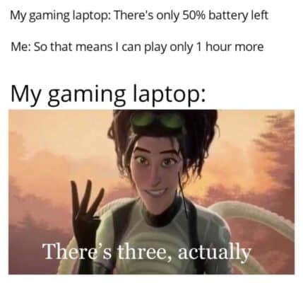 gaming laptop battery