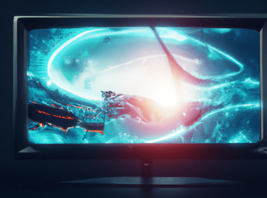 4k monitor sci-fi
