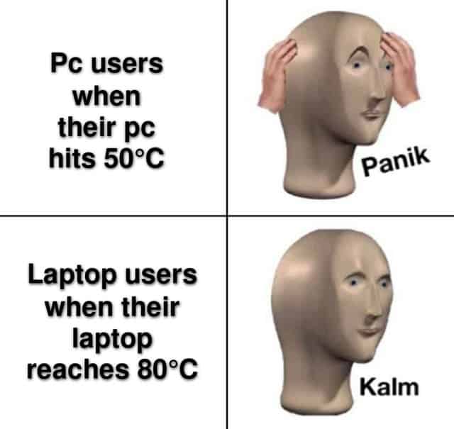 What Is A Normal CPU Temperature While Gaming? 3 Best Ways To Consider 2 CPU temp 1 meme