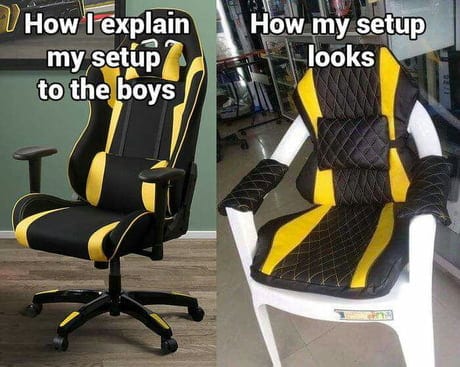 Gaming chair meme 1